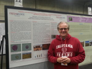 Adam presents his thesis research at the 2015 Almond Board Conference in Sacramento